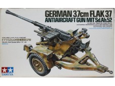 田宮 TAMIYA German 3.7cm Flak 37 Anti-Aircraft Gun MIT Sk.Ah.52 1/35 NO.35145